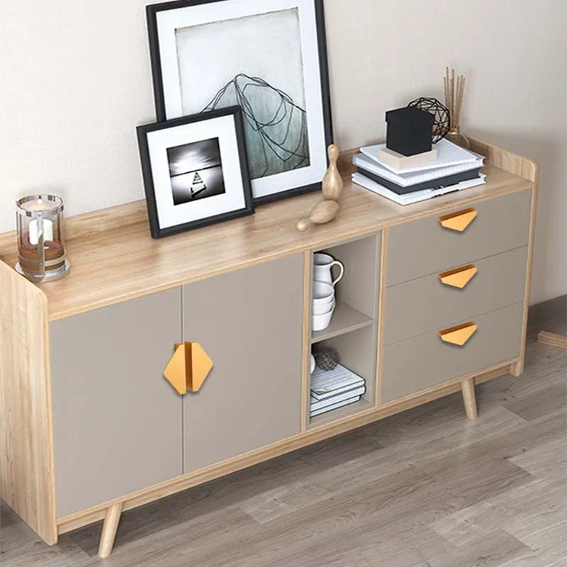 Semi-Circle Side Mount Cabinet Handle – Gold, Black & Copper | Wardrobe & Shoe Cabinet