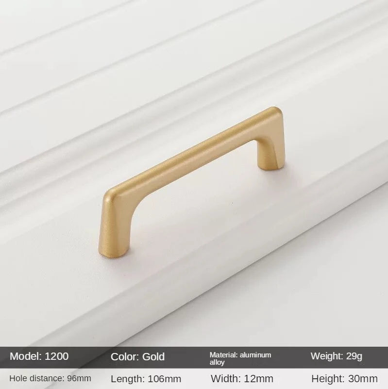 Golden Round Cabinet Knob – Classic Black & Gold Drawer Pull | Kitchen Hardware