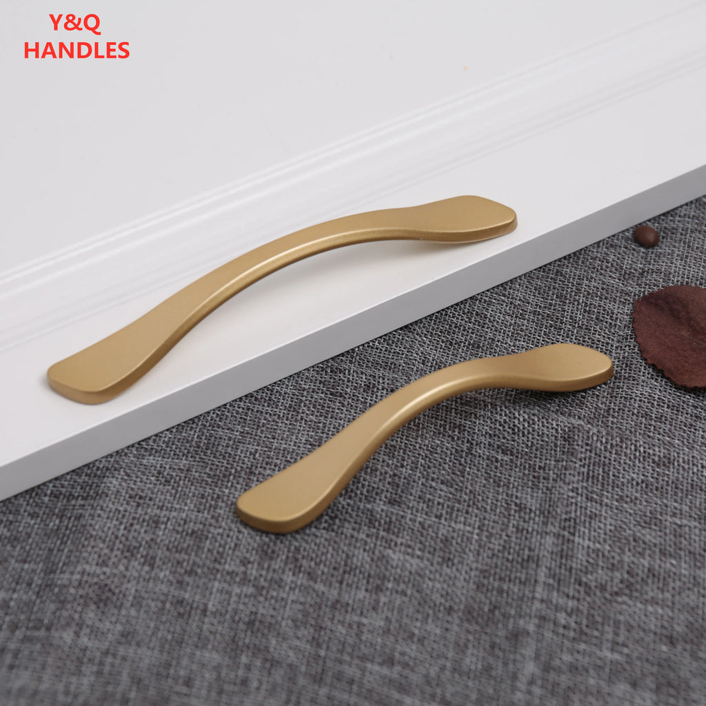 Sand Gold Aluminium Cabinet Handle – Modern Bar Pull | Kitchen & Furniture