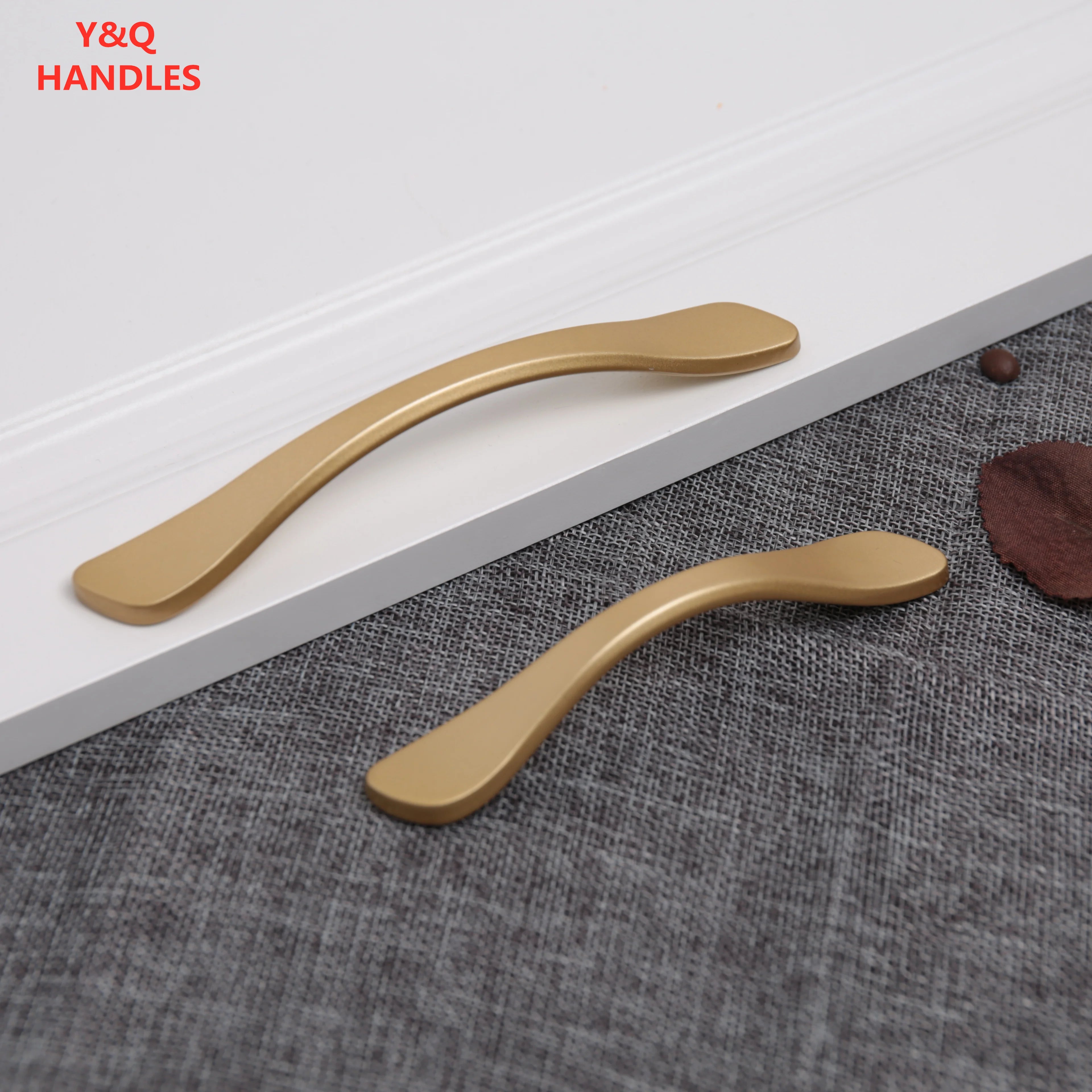 Sand Gold Aluminium Cabinet Handle – Modern Bar Pull | Kitchen & Furniture