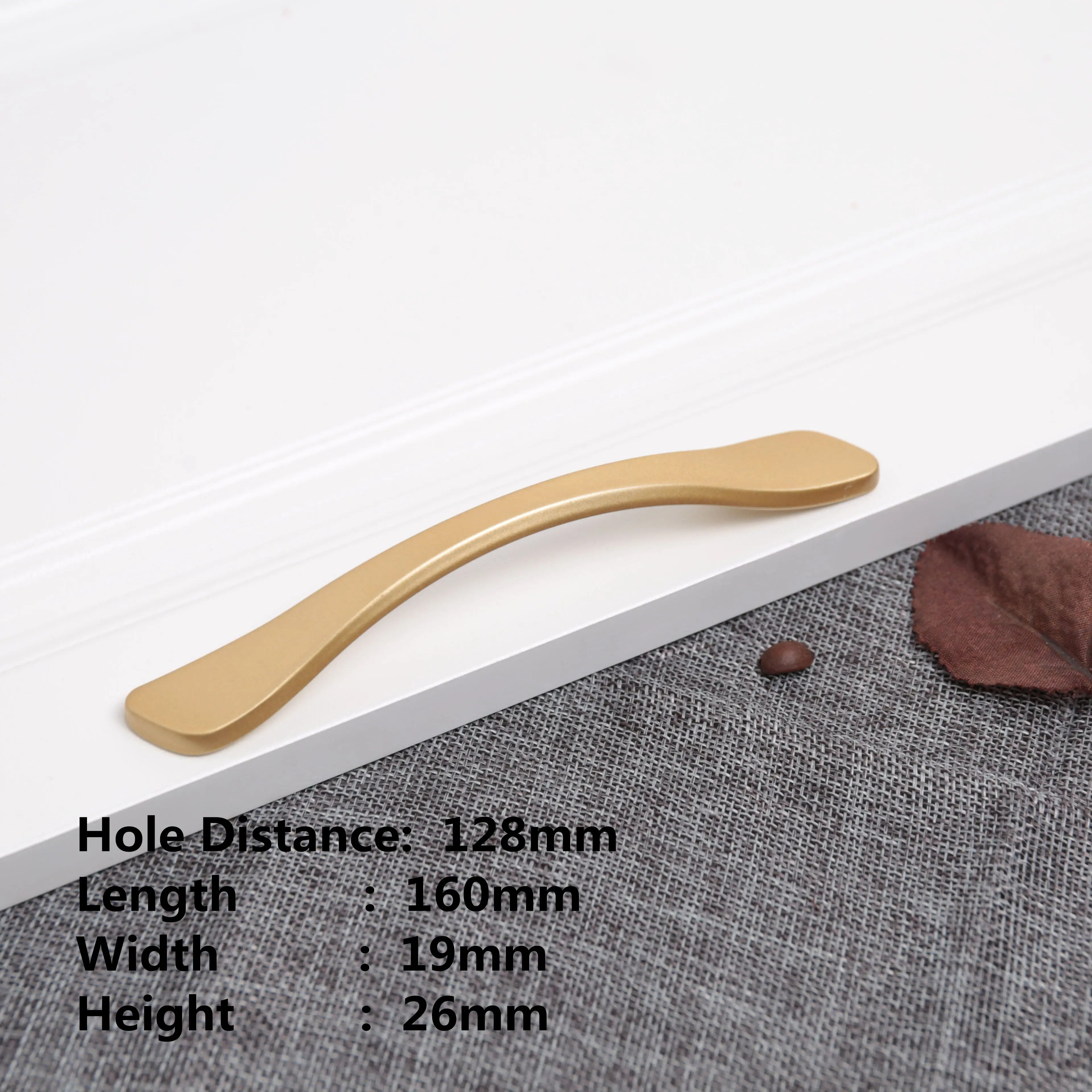 Sand Gold Aluminium Cabinet Handle – Modern Bar Pull | Kitchen & Furniture