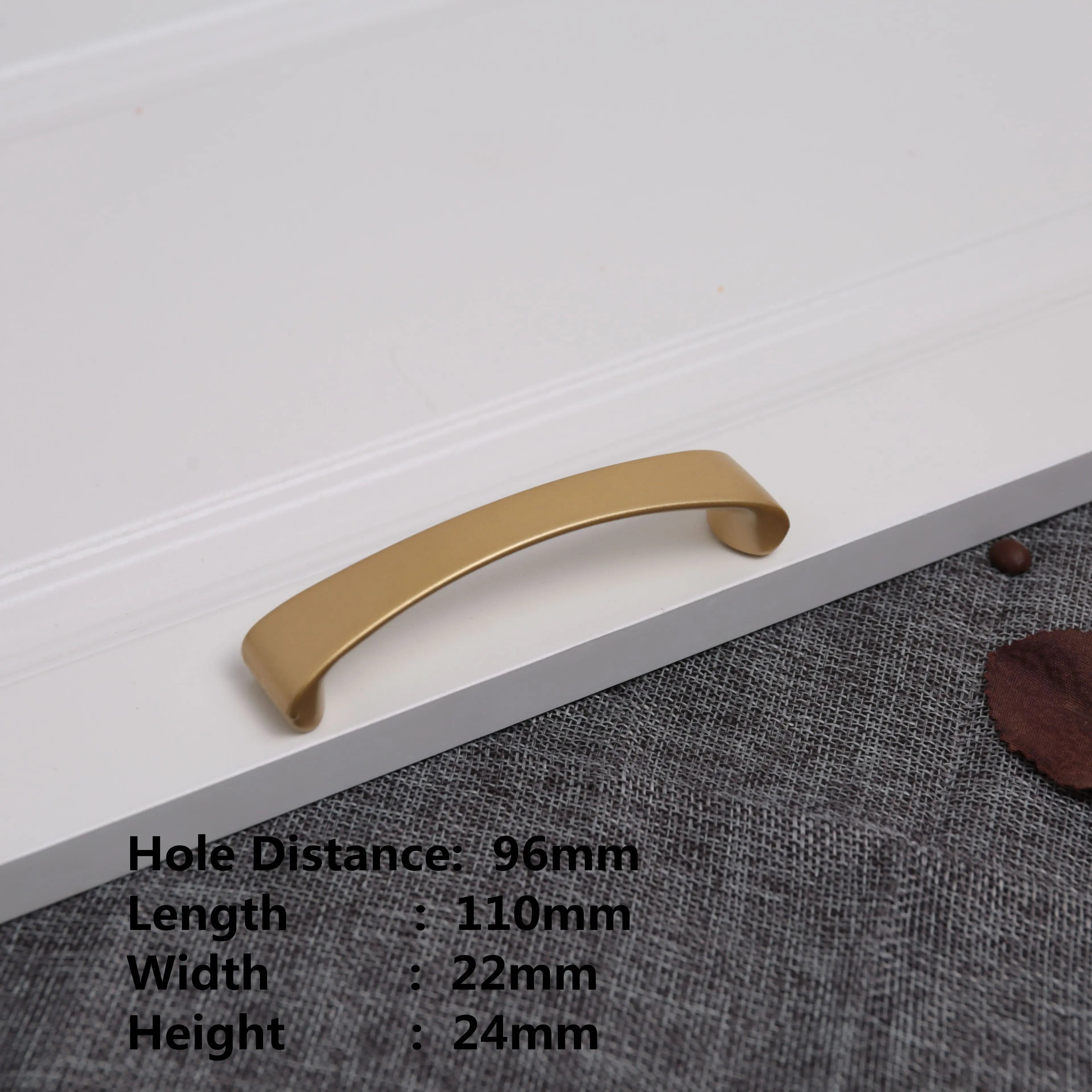 Sand Gold Aluminium Cabinet Handle – Modern Bar Pull | Kitchen & Furniture