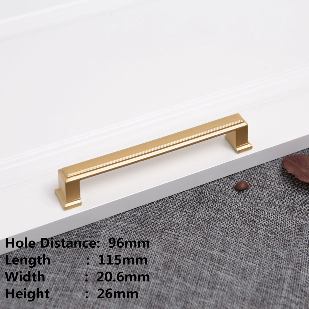 Sand Gold Aluminium Cabinet Handle – Modern Bar Pull | Kitchen & Furniture
