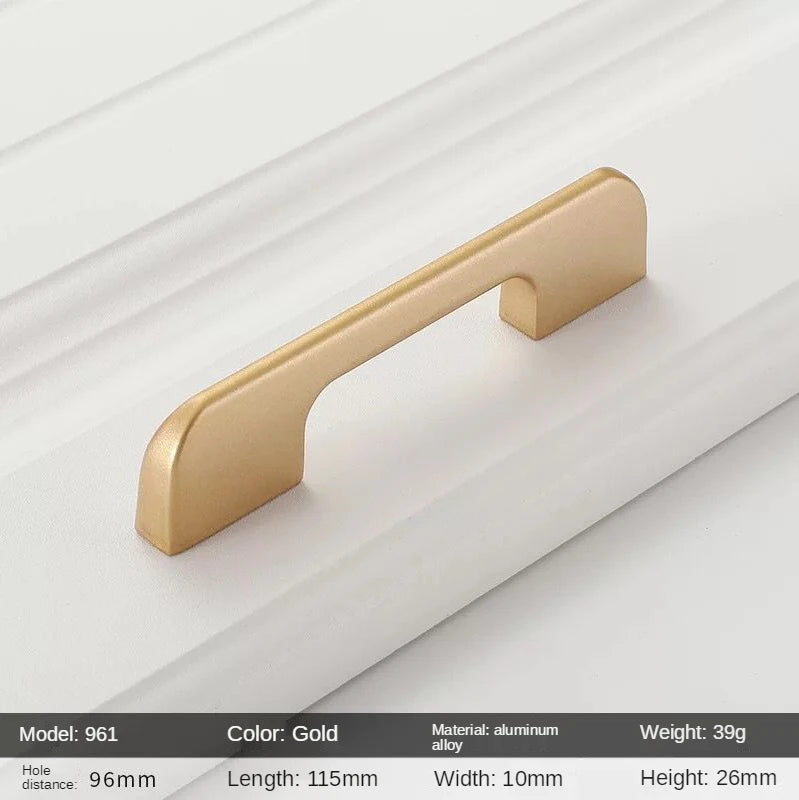 Golden Round Cabinet Knob – Classic Black & Gold Drawer Pull | Kitchen Hardware