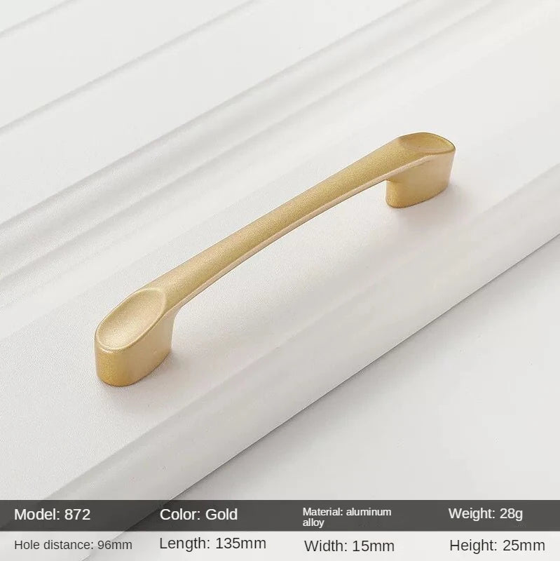 Golden Round Cabinet Knob – Classic Black & Gold Drawer Pull | Kitchen Hardware