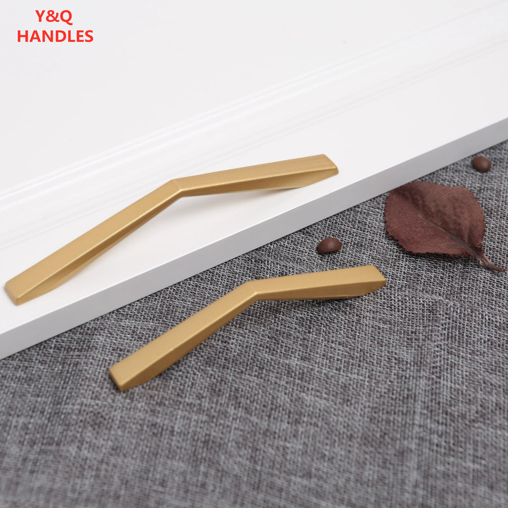 Sand Gold Aluminium Cabinet Handle – Modern Bar Pull | Kitchen & Furniture