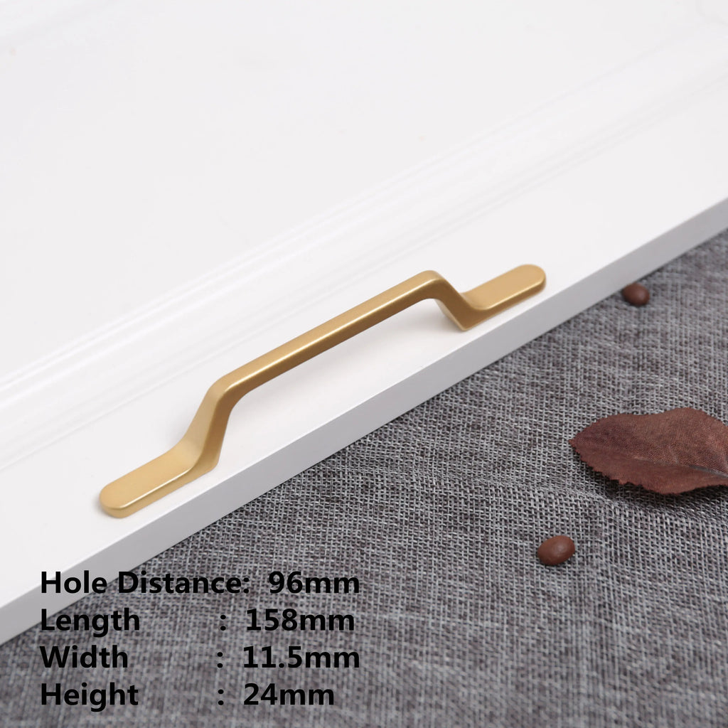 Sand Gold Aluminium Cabinet Handle – Modern Bar Pull | Kitchen & Furniture