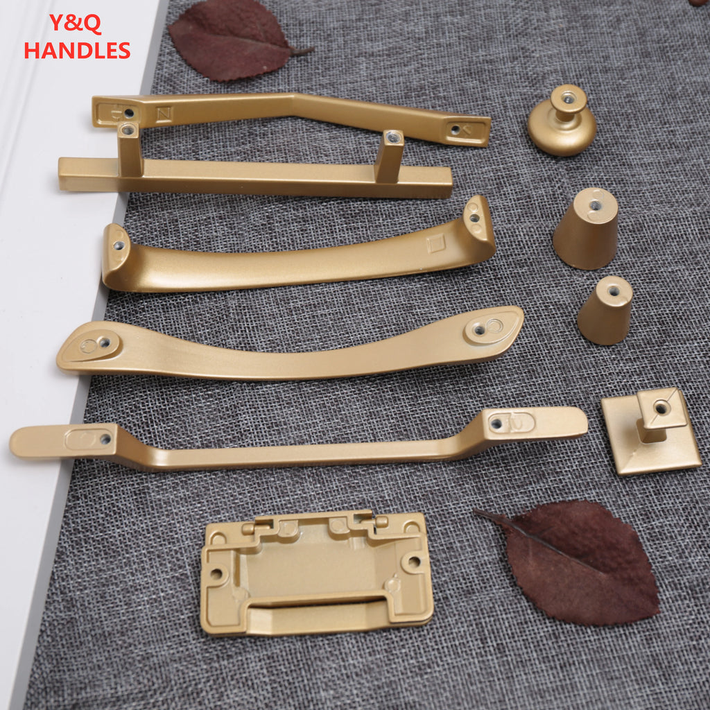 Sand Gold Aluminium Cabinet Handle – Modern Bar Pull | Kitchen & Furniture