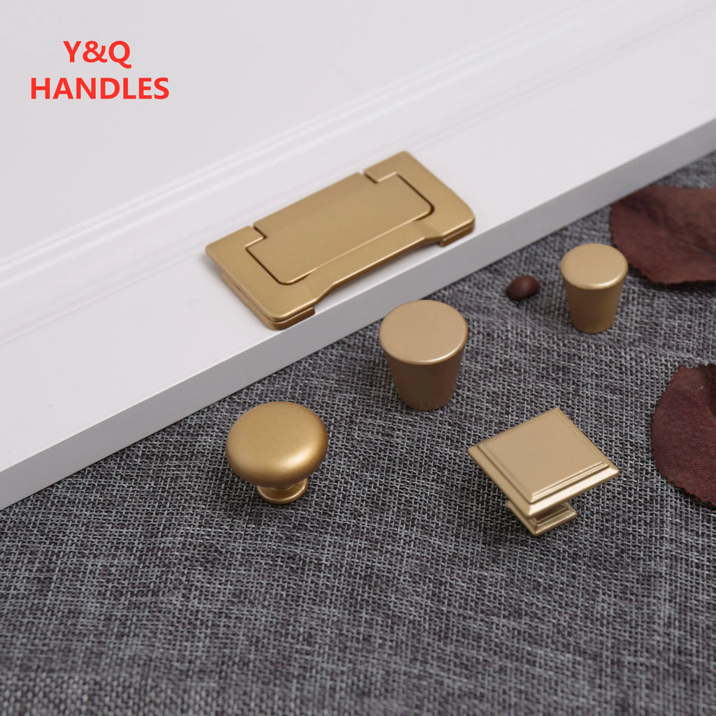 Sand Gold Aluminium Cabinet Handle – Modern Bar Pull | Kitchen & Furniture