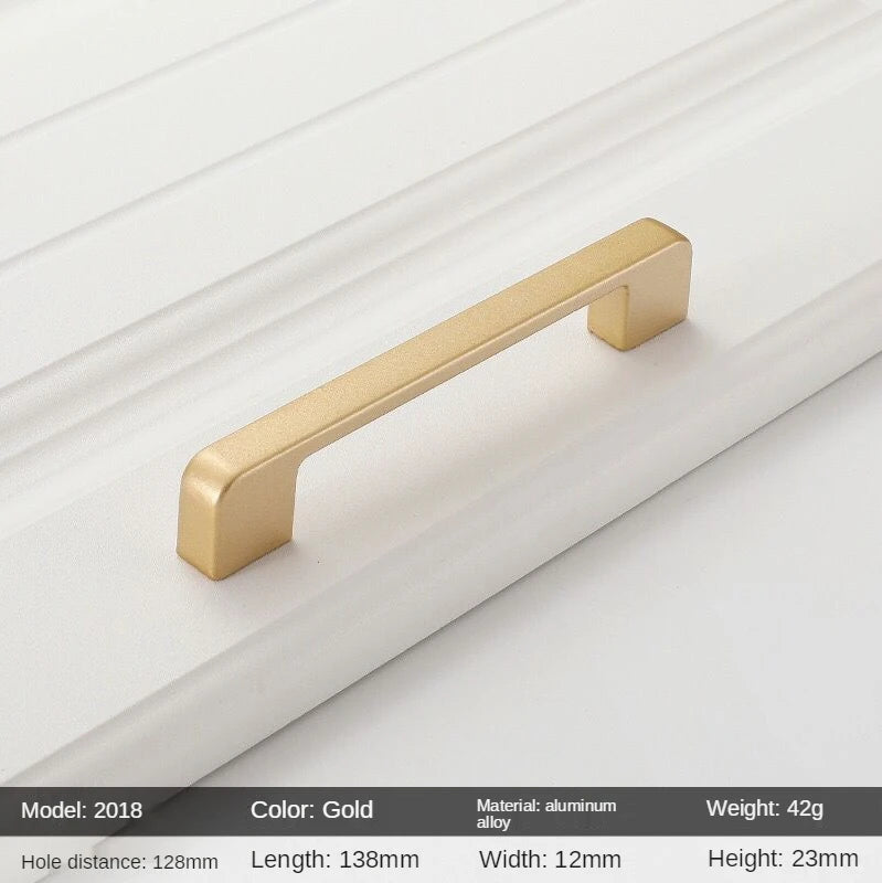 Golden Round Cabinet Knob – Classic Black & Gold Drawer Pull | Kitchen Hardware