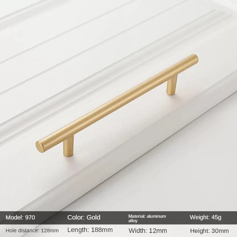 Golden Round Cabinet Knob – Classic Black & Gold Drawer Pull | Kitchen Hardware