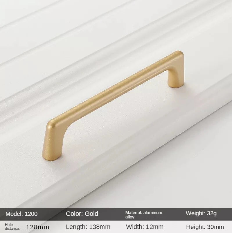 Golden Round Cabinet Knob – Classic Black & Gold Drawer Pull | Kitchen Hardware