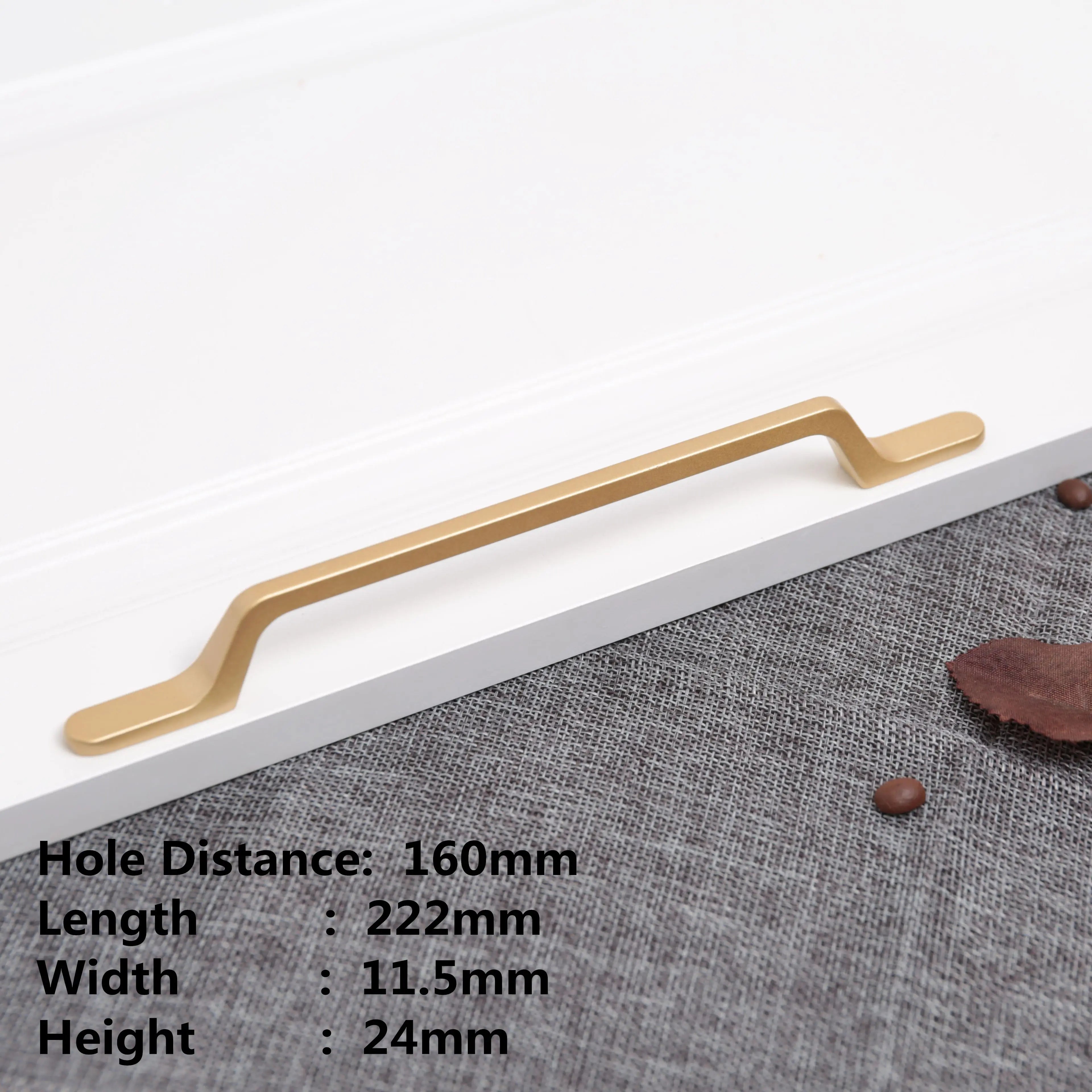 Sand Gold Aluminium Cabinet Handle – Modern Bar Pull | Kitchen & Furniture