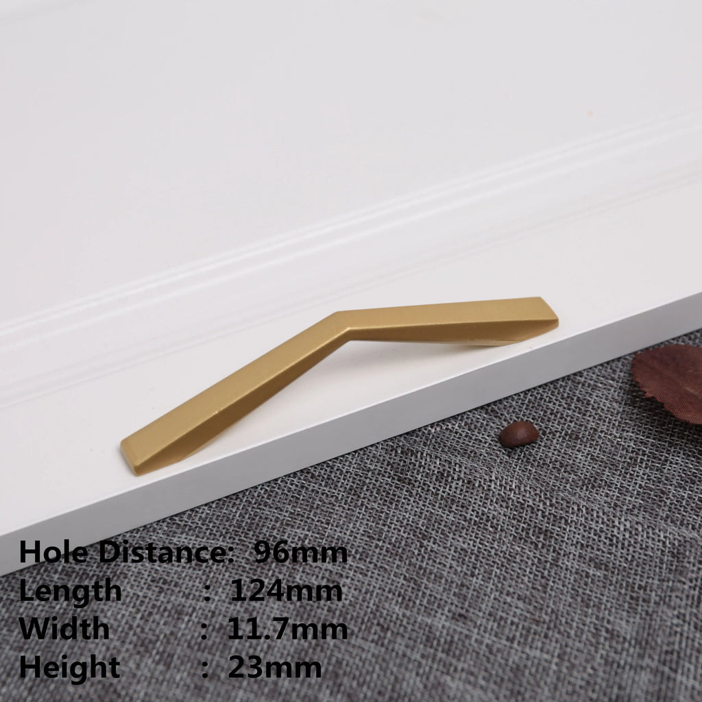 Sand Gold Aluminium Cabinet Handle – Modern Bar Pull | Kitchen & Furniture