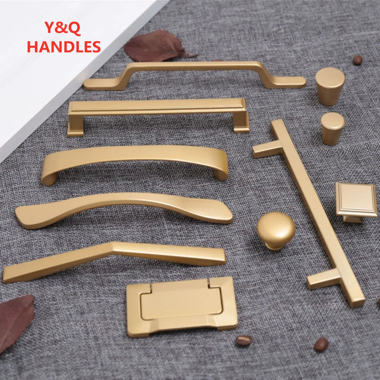 Sand Gold Aluminium Cabinet Handle – Modern Bar Pull | Kitchen & Furniture