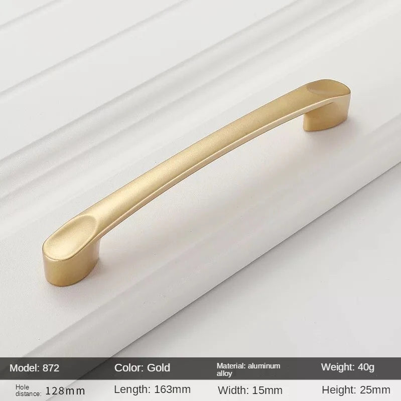 Golden Round Cabinet Knob – Classic Black & Gold Drawer Pull | Kitchen Hardware