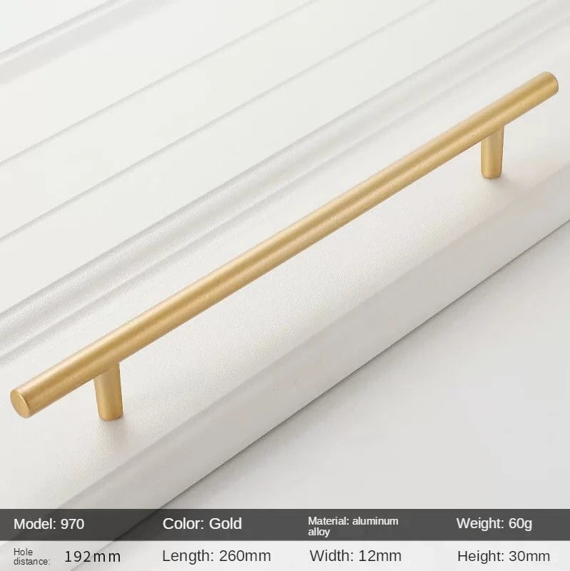 Golden Round Cabinet Knob – Classic Black & Gold Drawer Pull | Kitchen Hardware