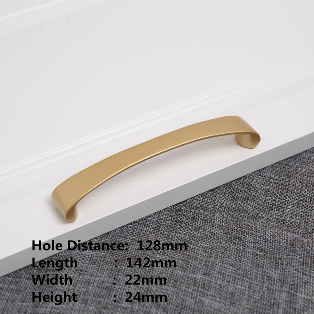 Sand Gold Aluminium Cabinet Handle – Modern Bar Pull | Kitchen & Furniture