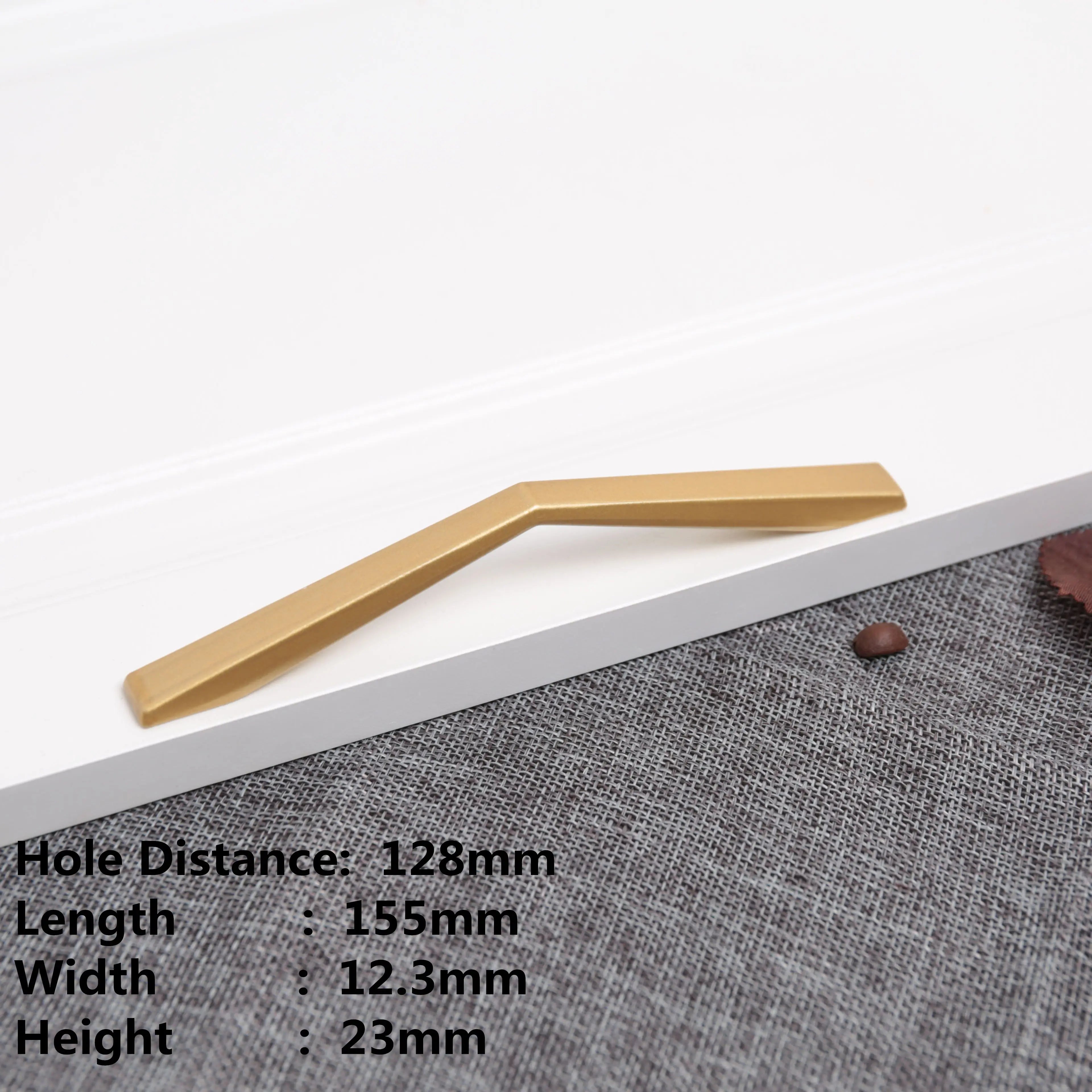 Sand Gold Aluminium Cabinet Handle – Modern Bar Pull | Kitchen & Furniture
