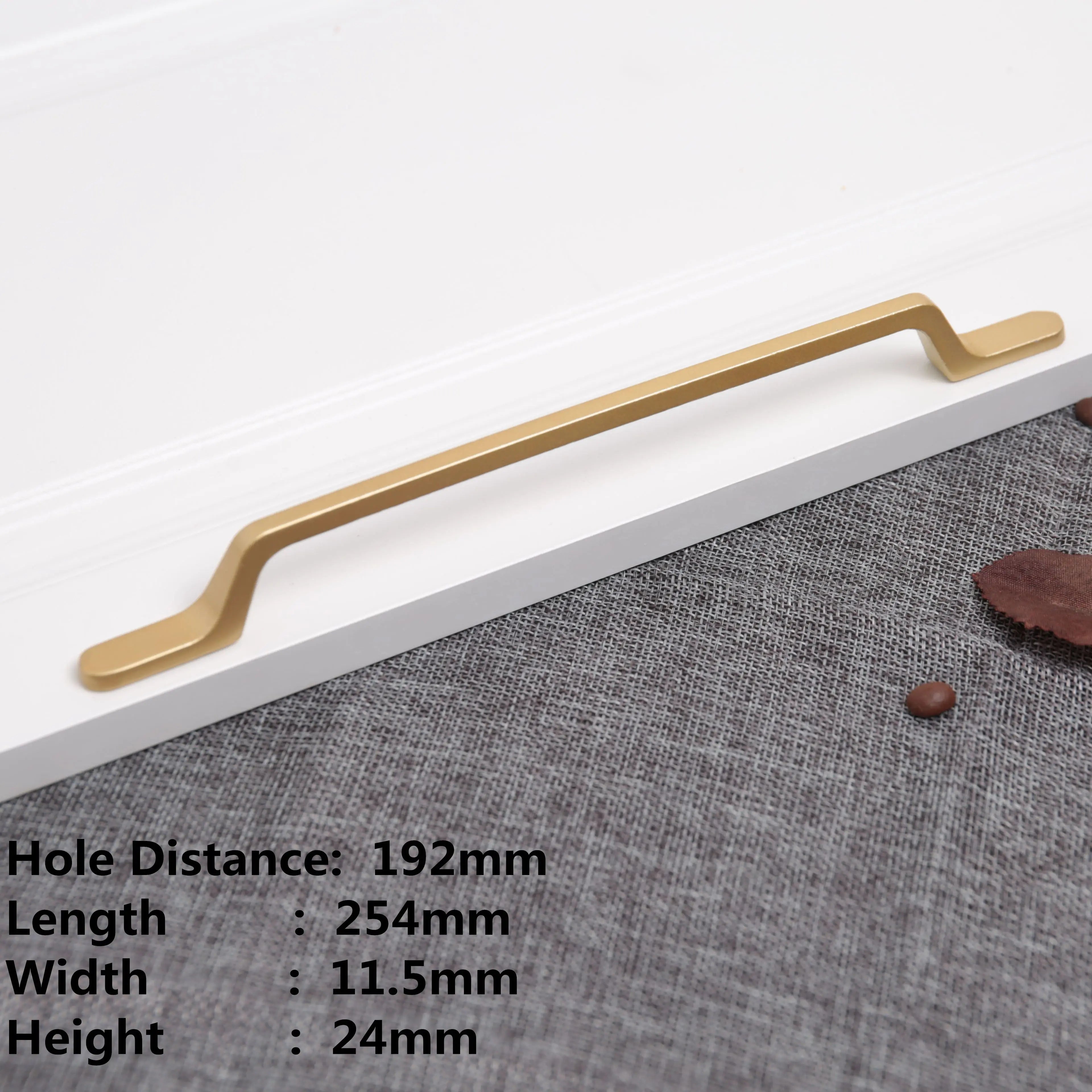 Sand Gold Aluminium Cabinet Handle – Modern Bar Pull | Kitchen & Furniture