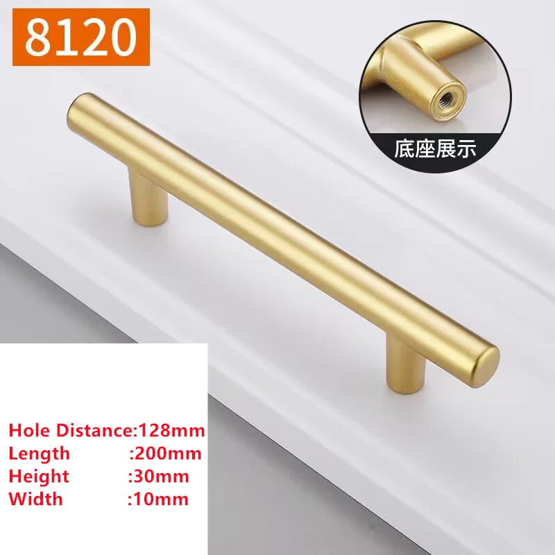 Golden Cabinet Knob & Drawer Pull – Zinc Alloy Simplicity Hardware | Kitchen & Furniture