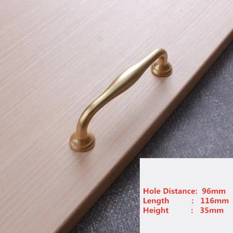 Golden Simplicity Cabinet Knob – Zinc Alloy Drawer Pull | Kitchen & Furniture Hardware