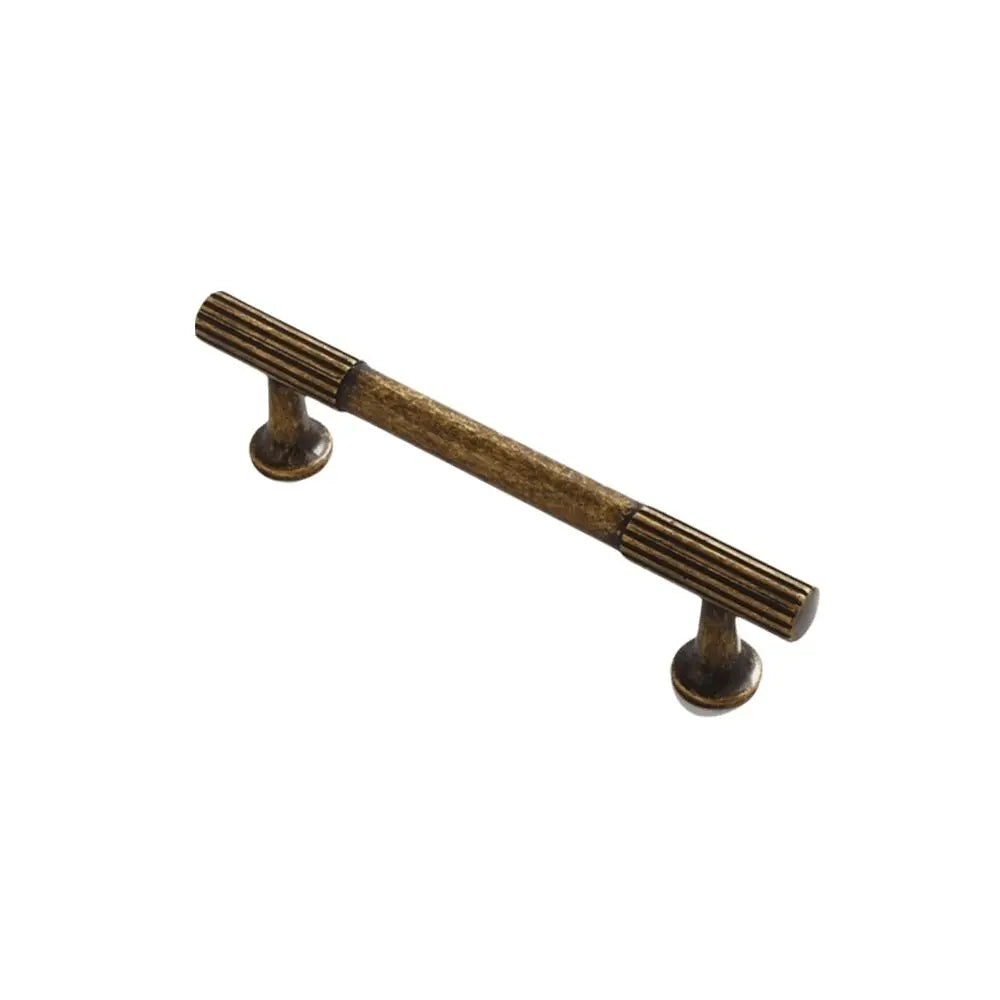 Nordic Brass Cabinet Handle – Gold Bar Pull & Minimalist Drawer Knob | Kitchen