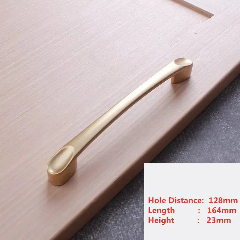 Golden Simplicity Cabinet Knob – Zinc Alloy Drawer Pull | Kitchen & Furniture Hardware