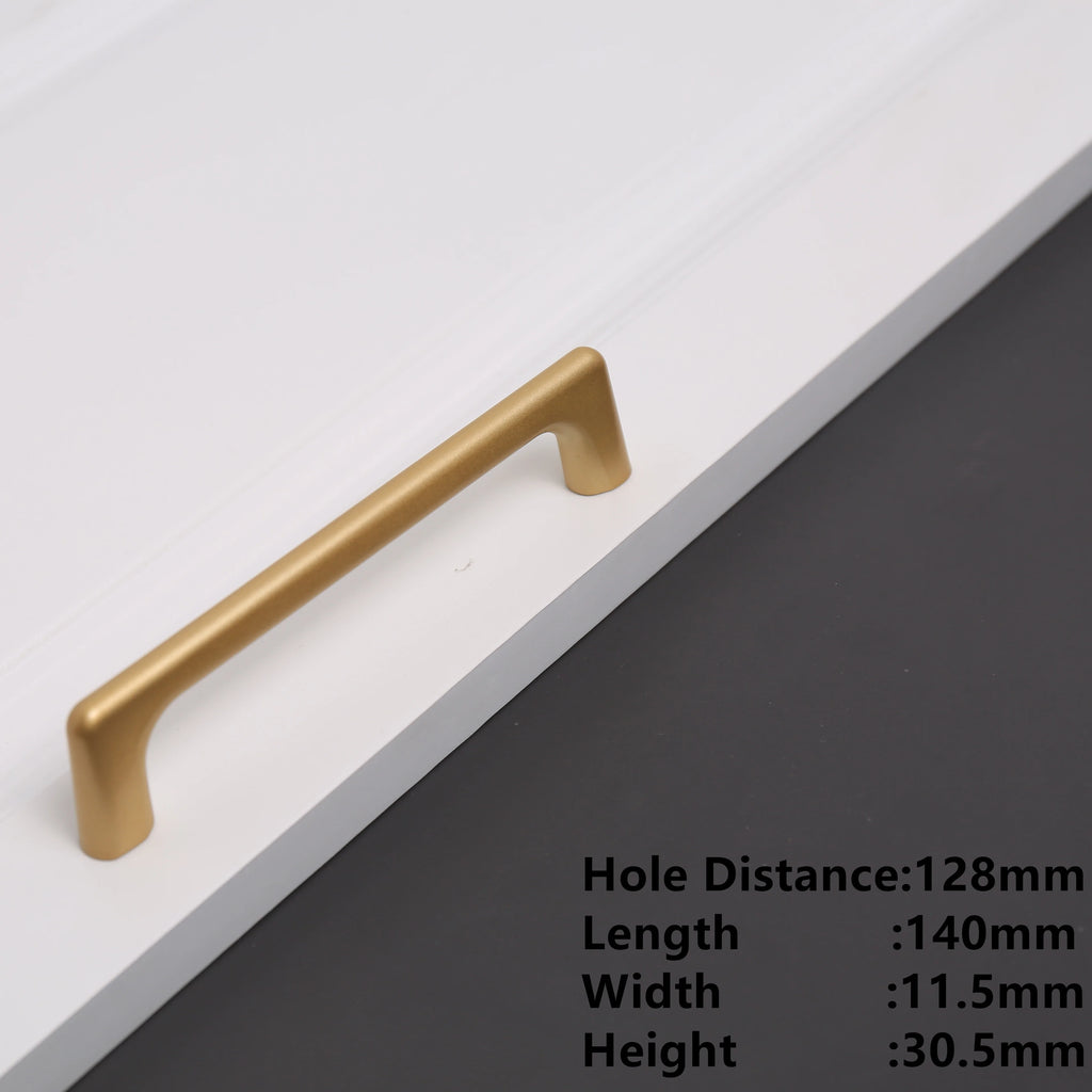 Sand Gold Aluminium Cabinet Handle – Modern Bar Pull | Kitchen & Furniture