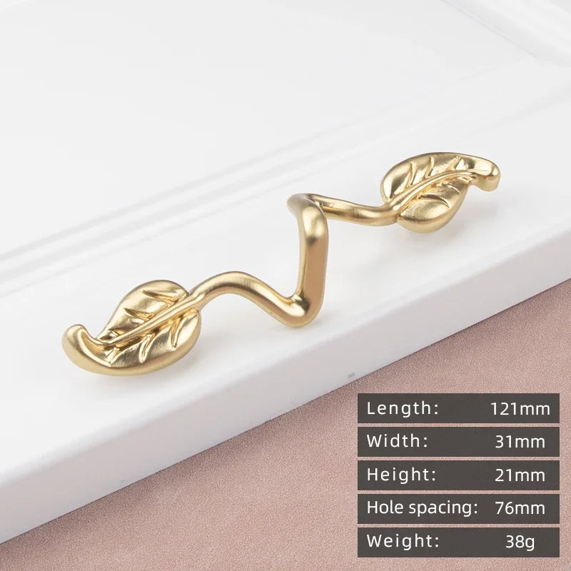 Modern Zinc Alloy Cabinet Handle – Gold Knob & Drawer Pull | European Light Luxury