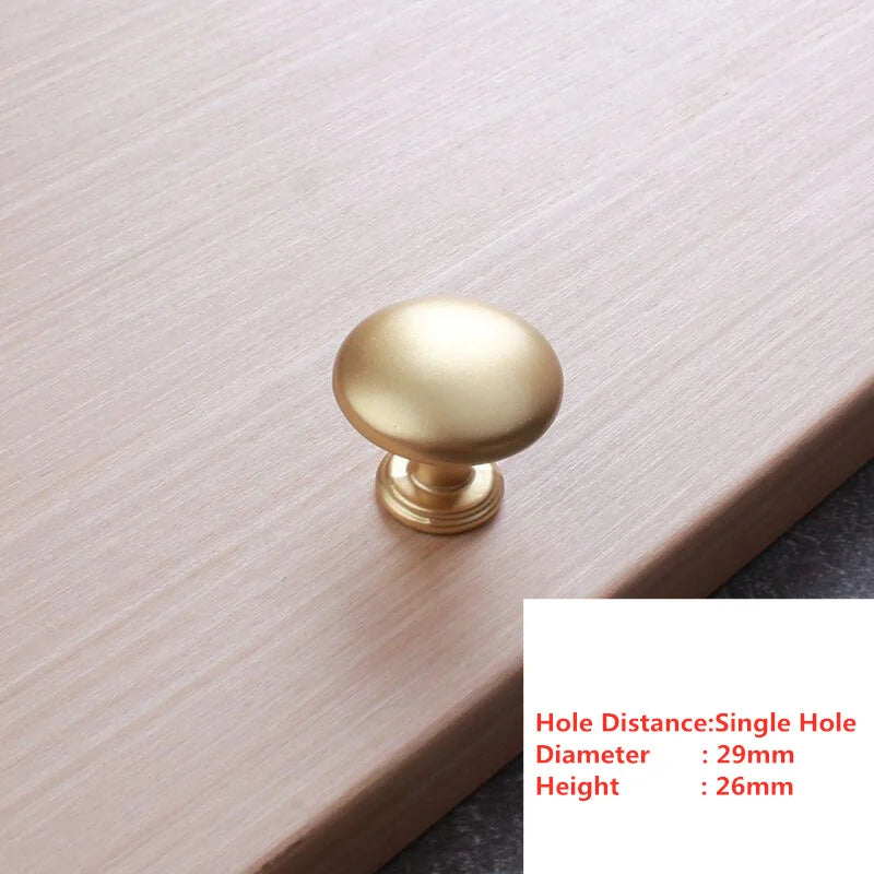 Classic Cabinet Knob – Black, White & Gold Drawer Pull | Kitchen & Furniture Hardware