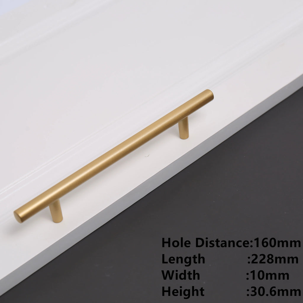 Sand Gold Aluminium Cabinet Handle – Modern Bar Pull | Kitchen & Furniture