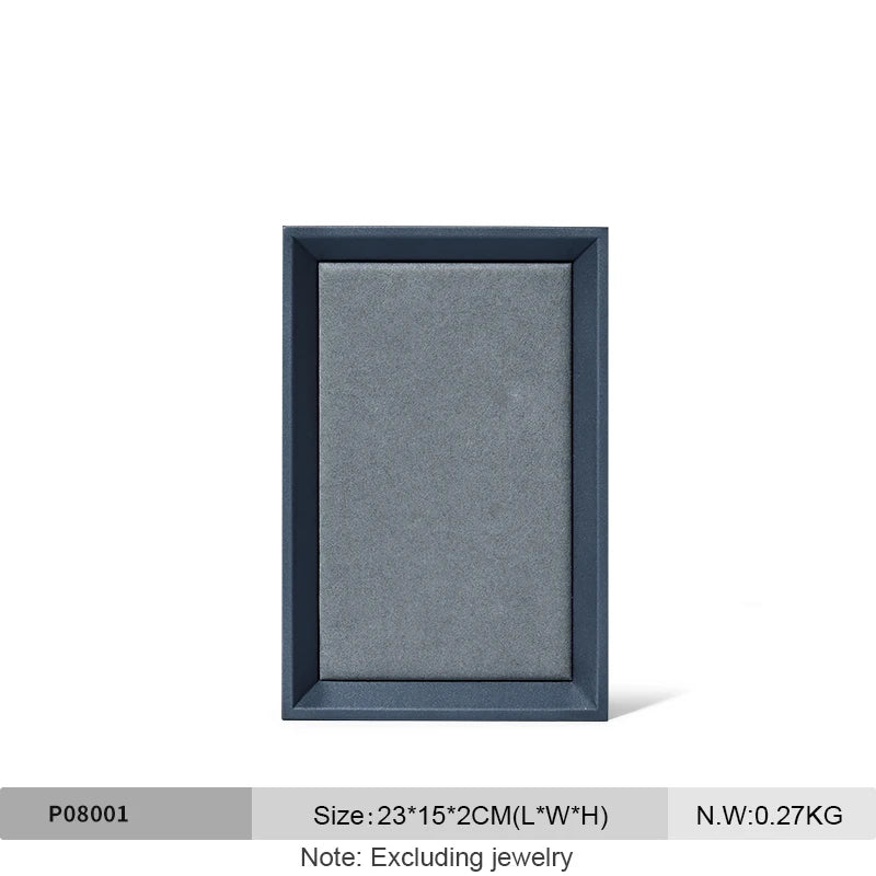 PU Leather Jewellery Display Tray – Necklace, Bracelet, Ring & Watch Organiser