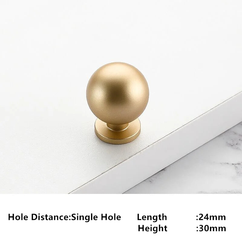 Gold & Silver European Cabinet Handle – Zinc Alloy Drawer Pull | Kitchen Hardware