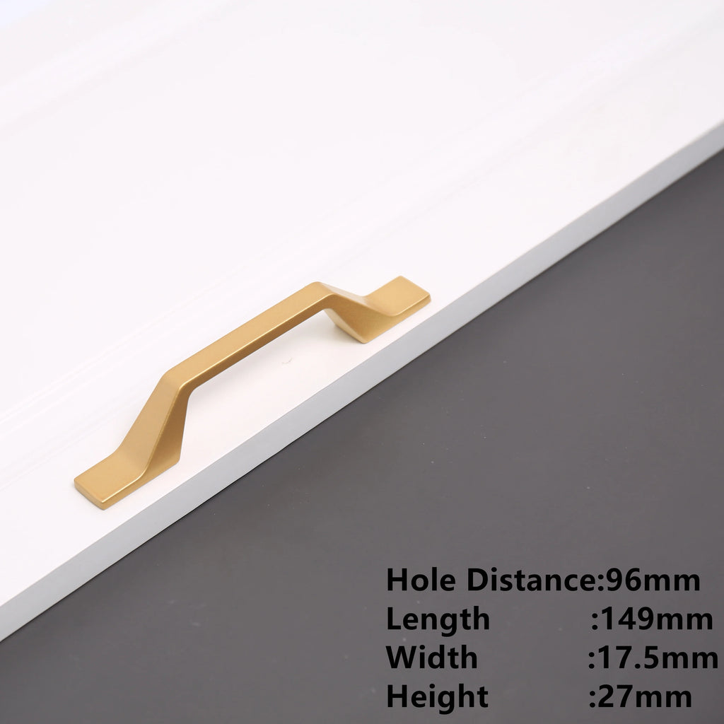 Sand Gold Aluminium Cabinet Handle – Modern Bar Pull | Kitchen & Furniture
