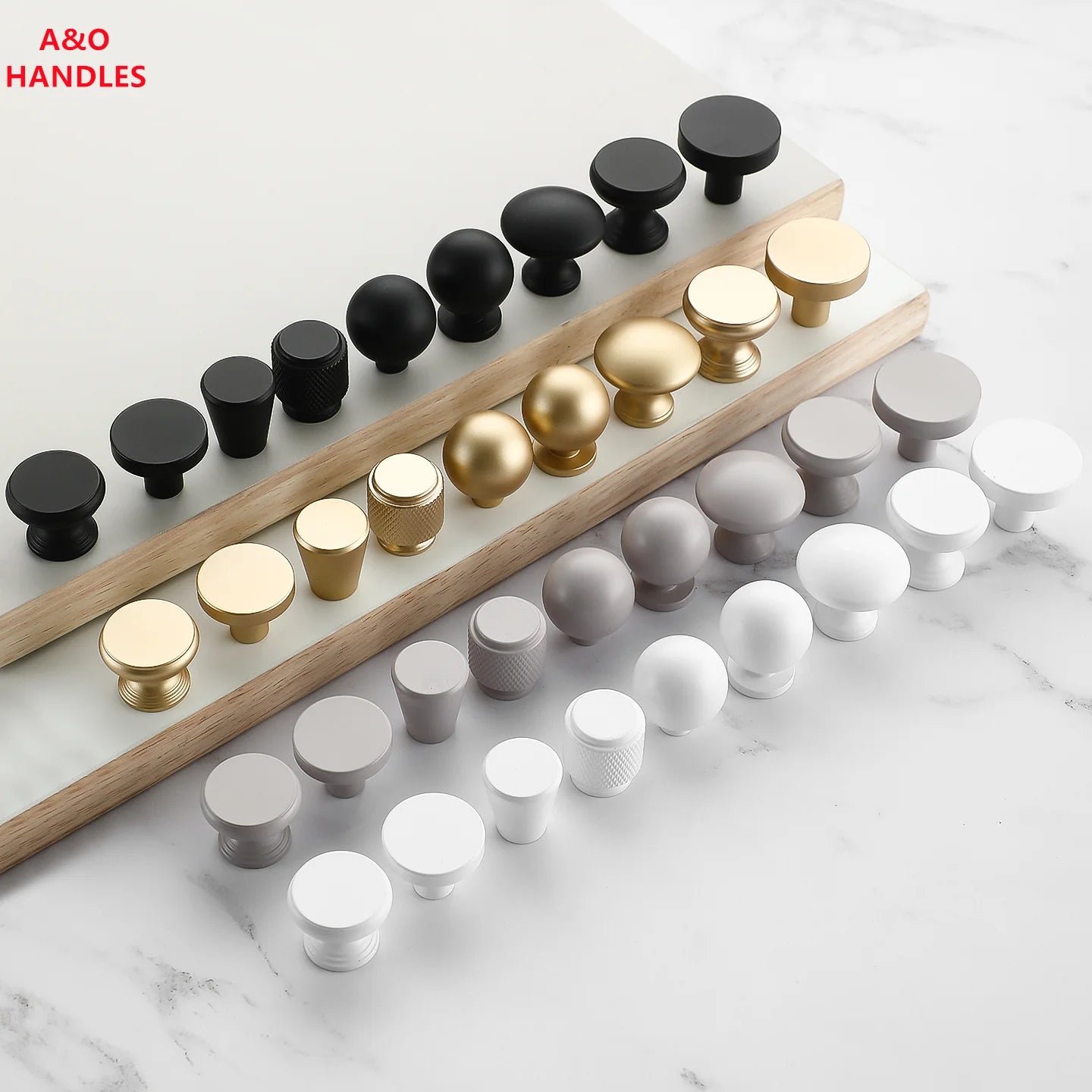 Gold & Silver Cabinet Handle – Zinc Alloy Drawer Pull | European Style Kitchen Hardware