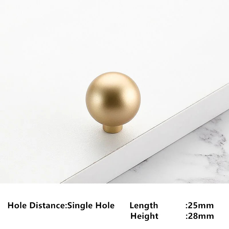 Gold & Silver European Cabinet Handle – Zinc Alloy Drawer Pull | Kitchen Hardware