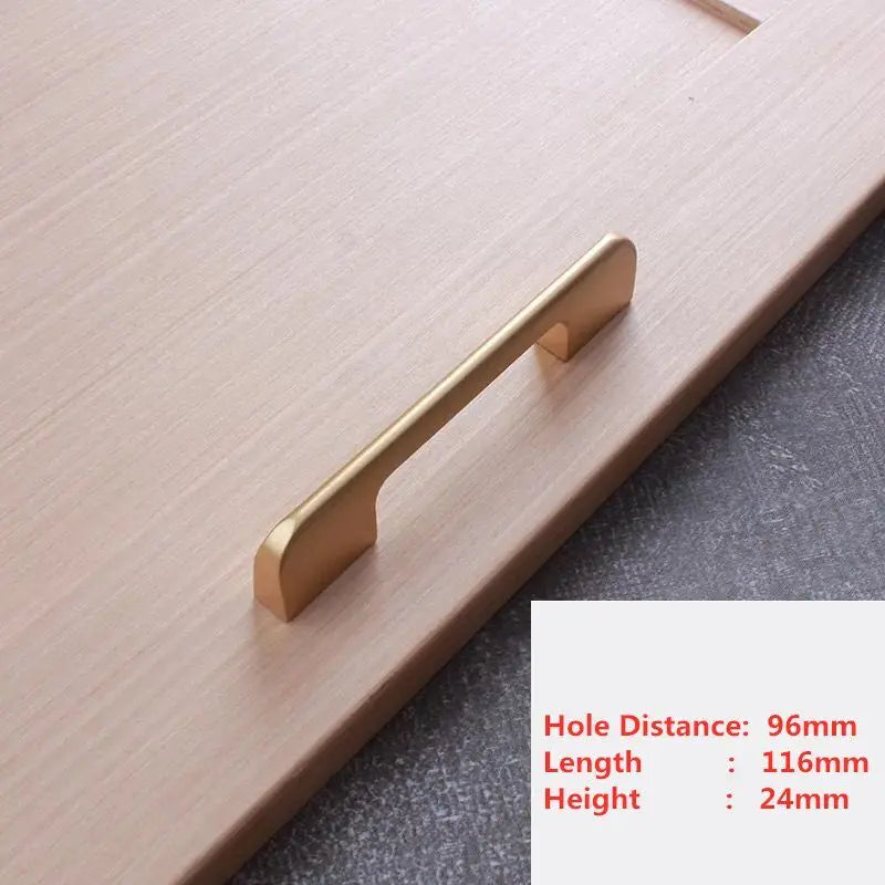 Golden Simplicity Cabinet Knob – Zinc Alloy Drawer Pull | Kitchen & Furniture Hardware