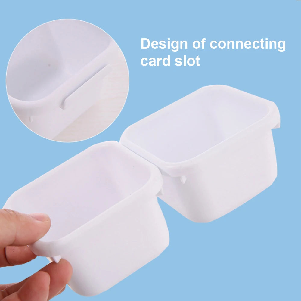 8-Piece Adjustable Drawer Organiser Set – Plastic Trays for Kitchen, Makeup & Office