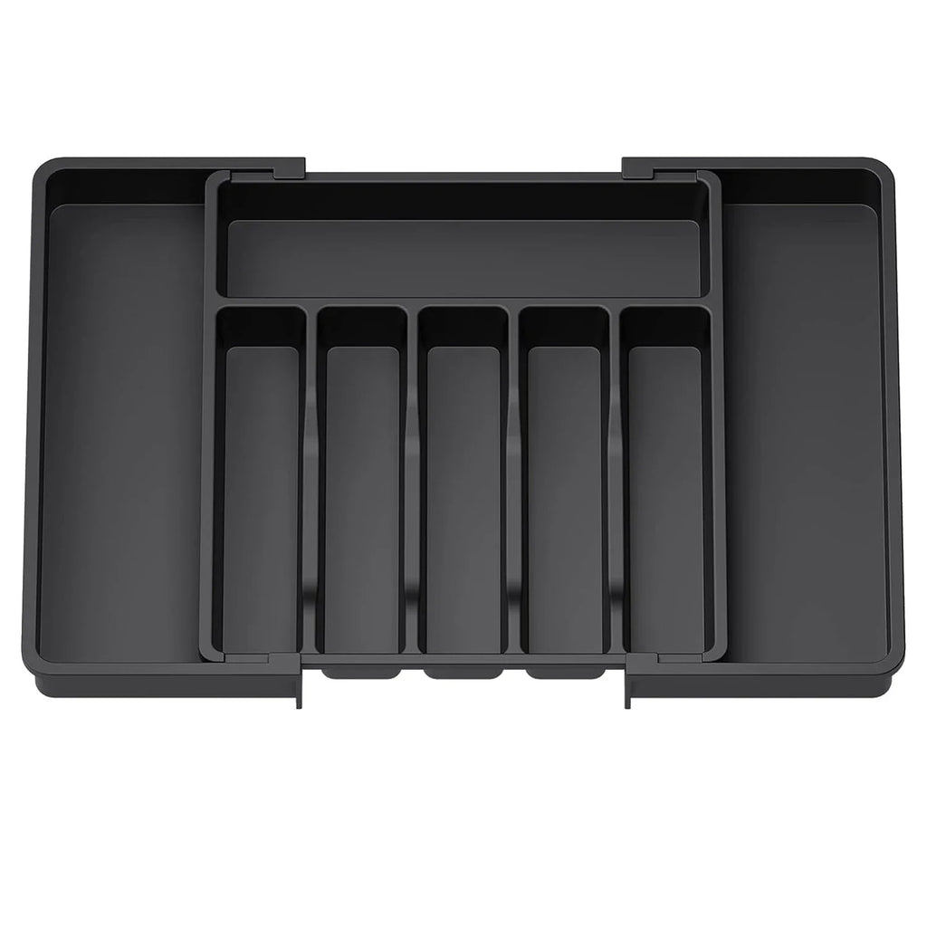 Expandable Kitchen Drawer Organiser – Adjustable Cutlery Tray with Dividers