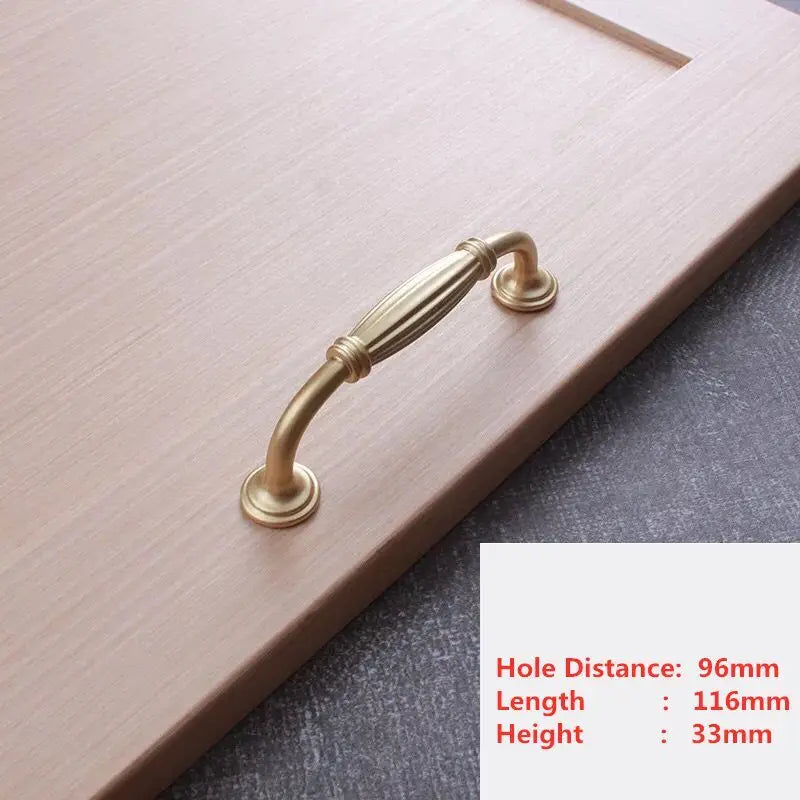 Golden Simplicity Cabinet Knob – Zinc Alloy Drawer Pull | Kitchen & Furniture Hardware