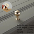 Bright Gold Zinc Alloy Cabinet Handle – Modern Door Knob & Drawer Pull | Home Hardware