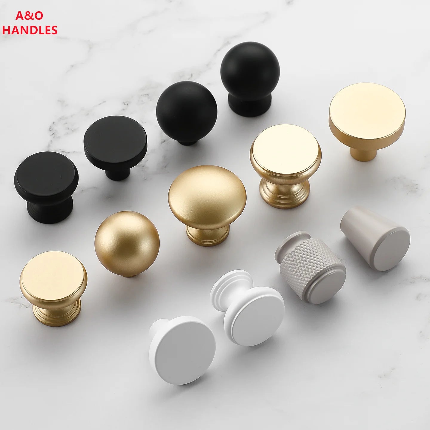 Gold & Silver Cabinet Handle – Zinc Alloy Drawer Pull | European Style Kitchen Hardware