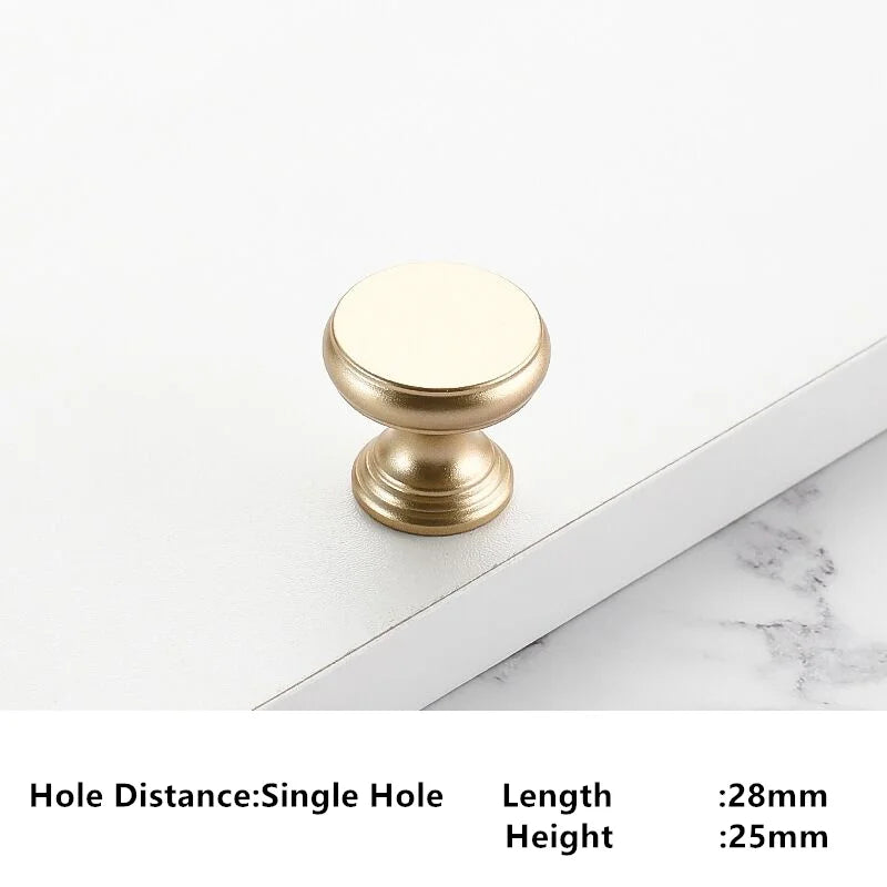 Gold & Silver European Cabinet Handle – Zinc Alloy Drawer Pull | Kitchen Hardware