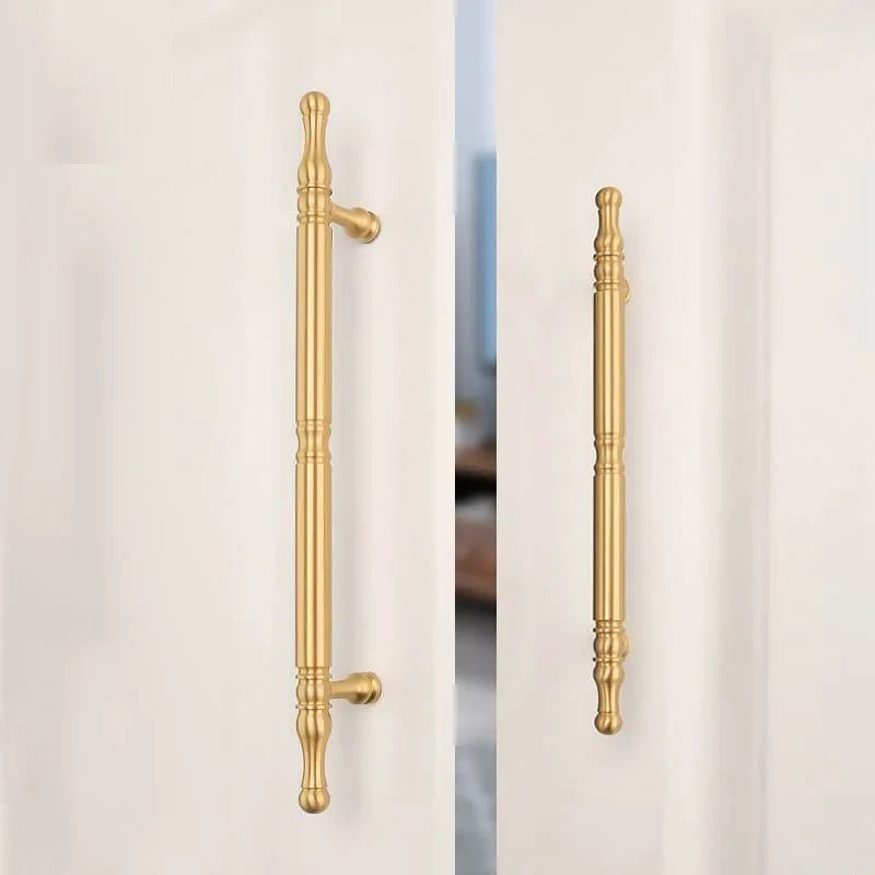 Solid Brass Cabinet Handle – Bronze Nordic T-Bar Pull | COTOM