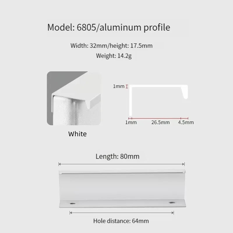 Concealed Cabinet Handle – Invisible Drawer Pull | Minimalist Kitchen & Furniture