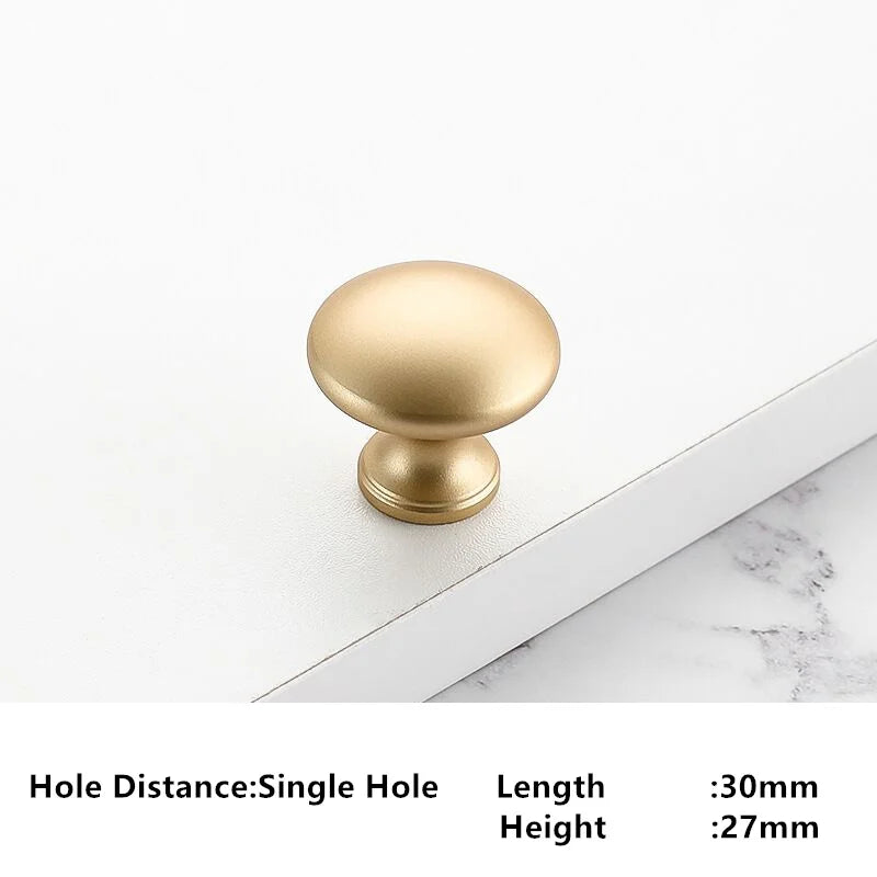Gold & Silver Cabinet Handle – Zinc Alloy Drawer Pull | European Style Kitchen Hardware