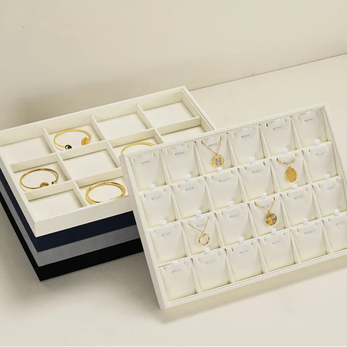 Stackable Jewellery Organiser Tray – Storage for Rings, Necklaces & Bracelets