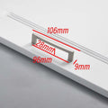 Matte Brushed Nickel Cabinet Handle – Modern Zinc Alloy Drawer Pull