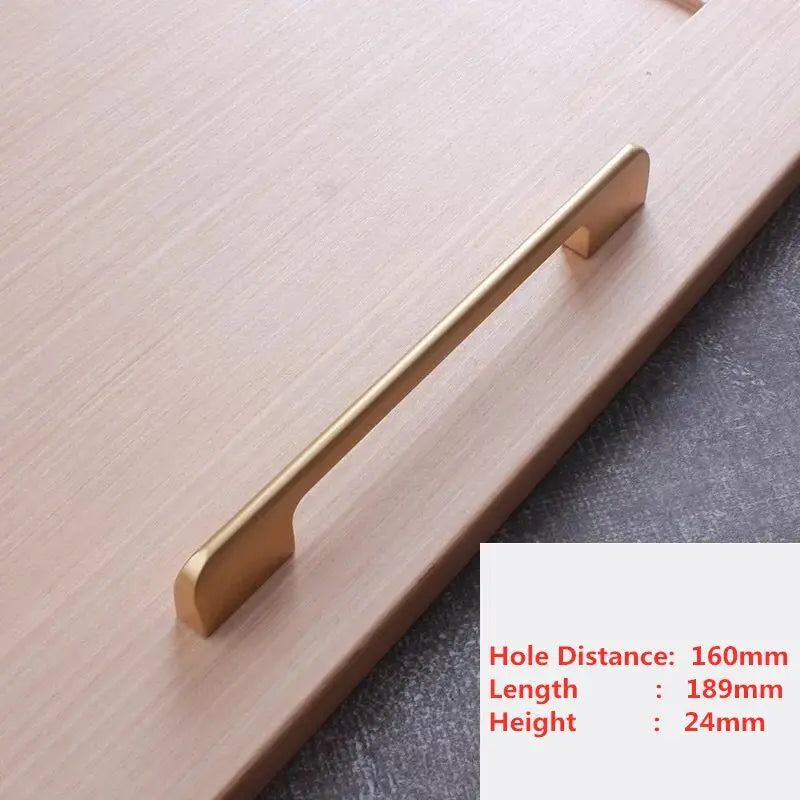 Golden Simplicity Cabinet Knob – Zinc Alloy Drawer Pull | Kitchen & Furniture Hardware
